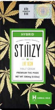 Stiiizy - Cartridge Live Resin Liquid Diamond - Cereal Milk (S) (0.5g)