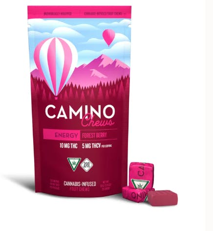 Product: 2:1 | Forest Berry | 10mg THC x 5mg THCV | 20pk | Camino Chews