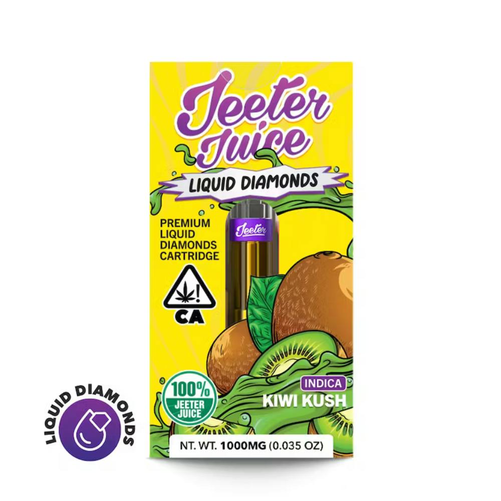 Jeeter Juice Kiwi Kush Cart Liquid Diamond 1g Cookies San