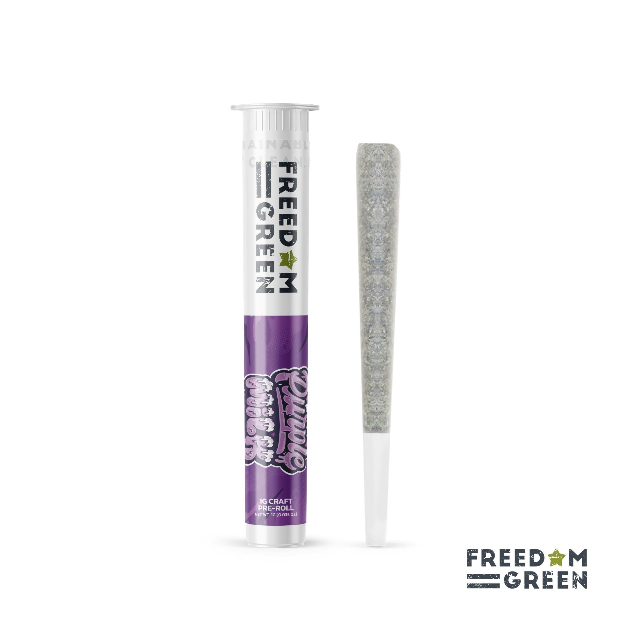 Freedom Green - 1g Pre-Roll - Purple Milk