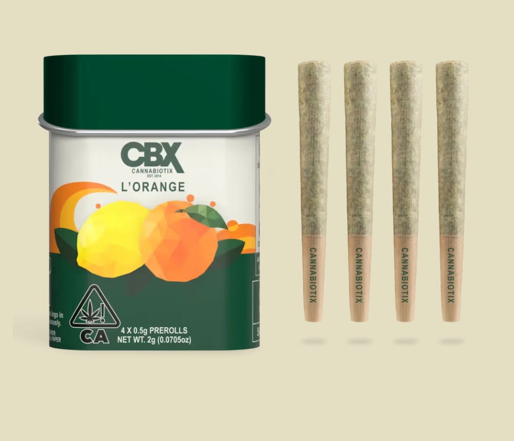 Cannabiotix L'orange 4 Pack Prerolls