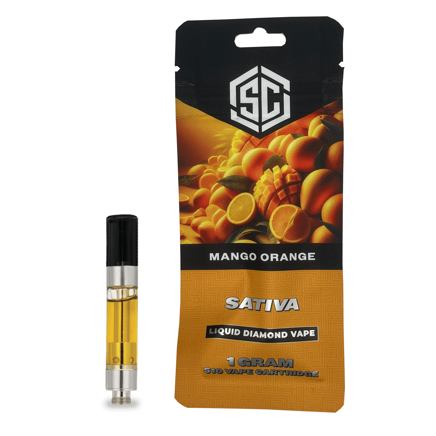 Product: Society C | Liquid Diamond Vape Cart - 1g - Mango Orange