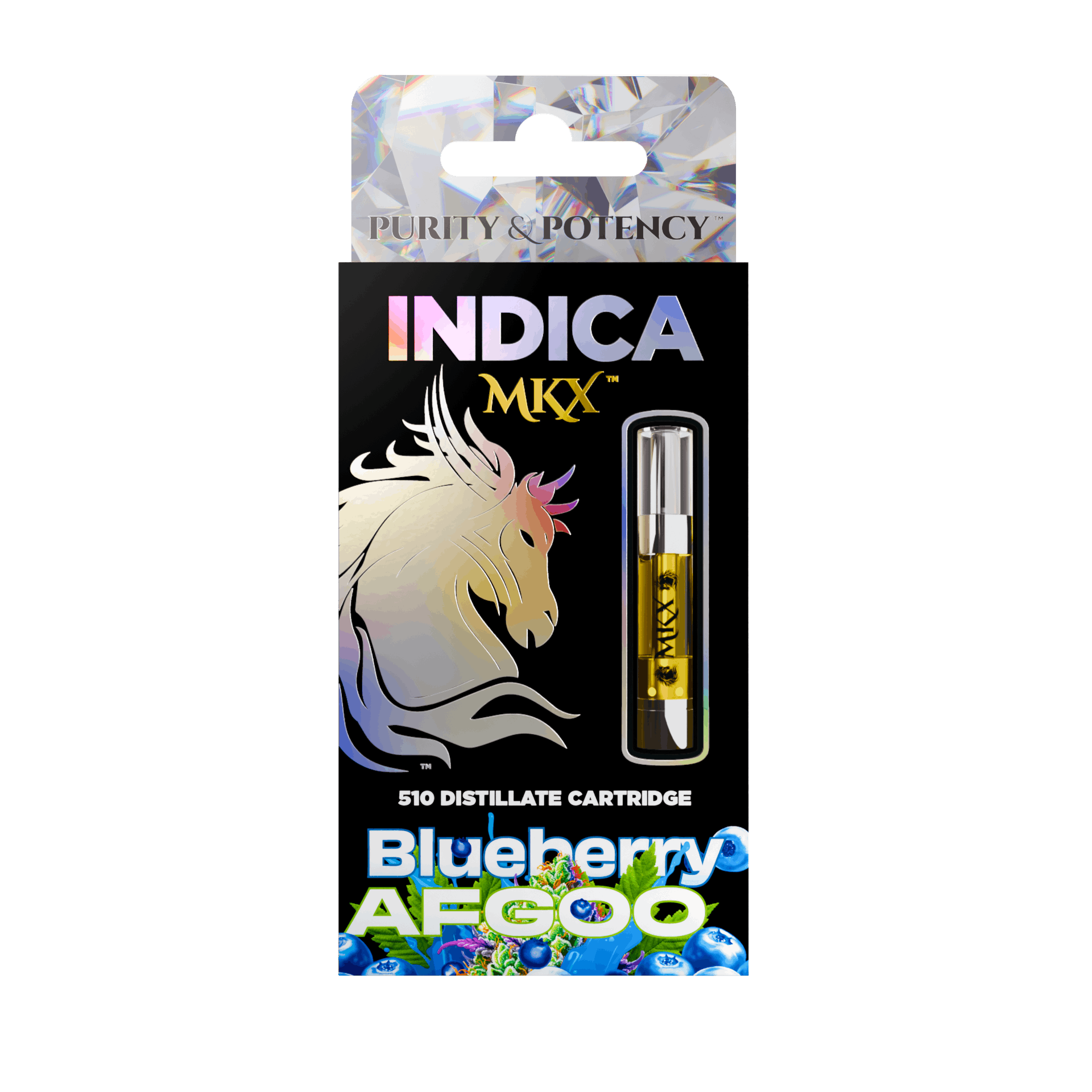 Blueberry Afgoo Distillate Cartridge | 1g | Green Acres