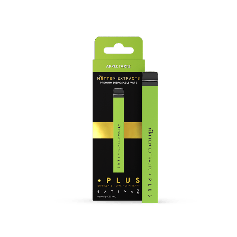 Mitten + PLUS Disposable | Apple Tartz (Sativa)