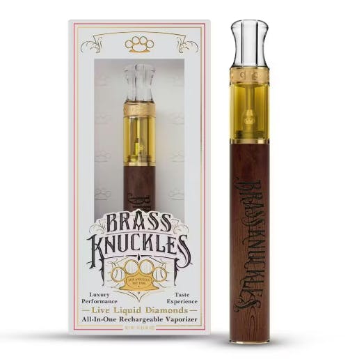 Product Disposable | Gas Face Liquid Diamonds (H) Brass Knuckles