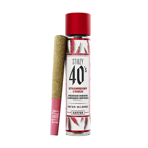 Stiiizy | 40s 1g Joint | Strawberry Cough-1