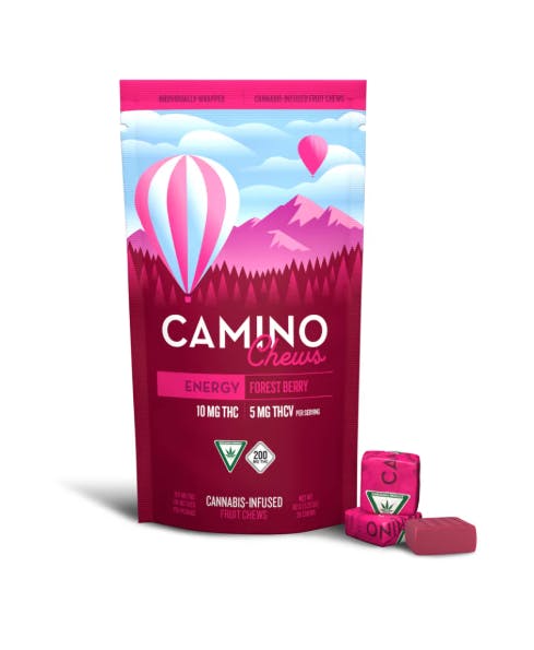 Camino Chews | Forest Berry 10:5 THC:THCv | 20pc | 200mg