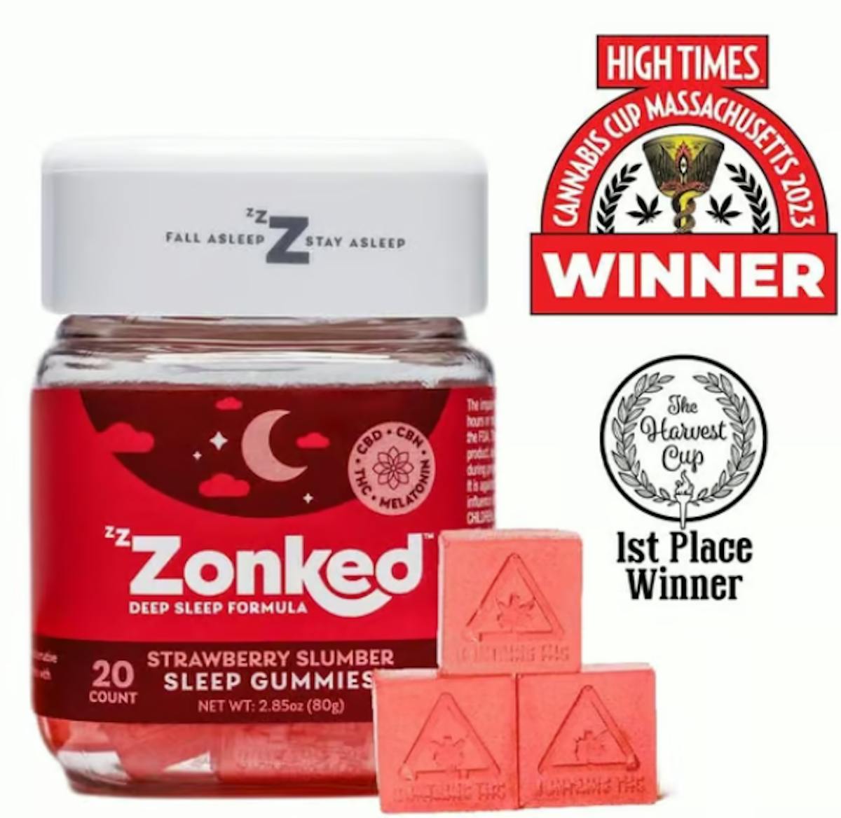 Photo of Zzzonked Strawberry Slumber 100mg 20pk