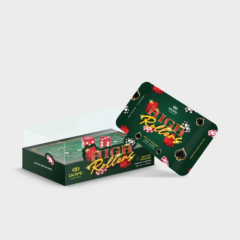 Dope Department | High Rollers Pre-Packaged Flower | Ace of Spades
