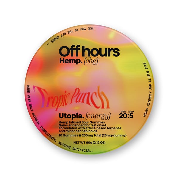 Product Off Hours - Utopia (hemp) - 20mg CBG - 5mg CBD