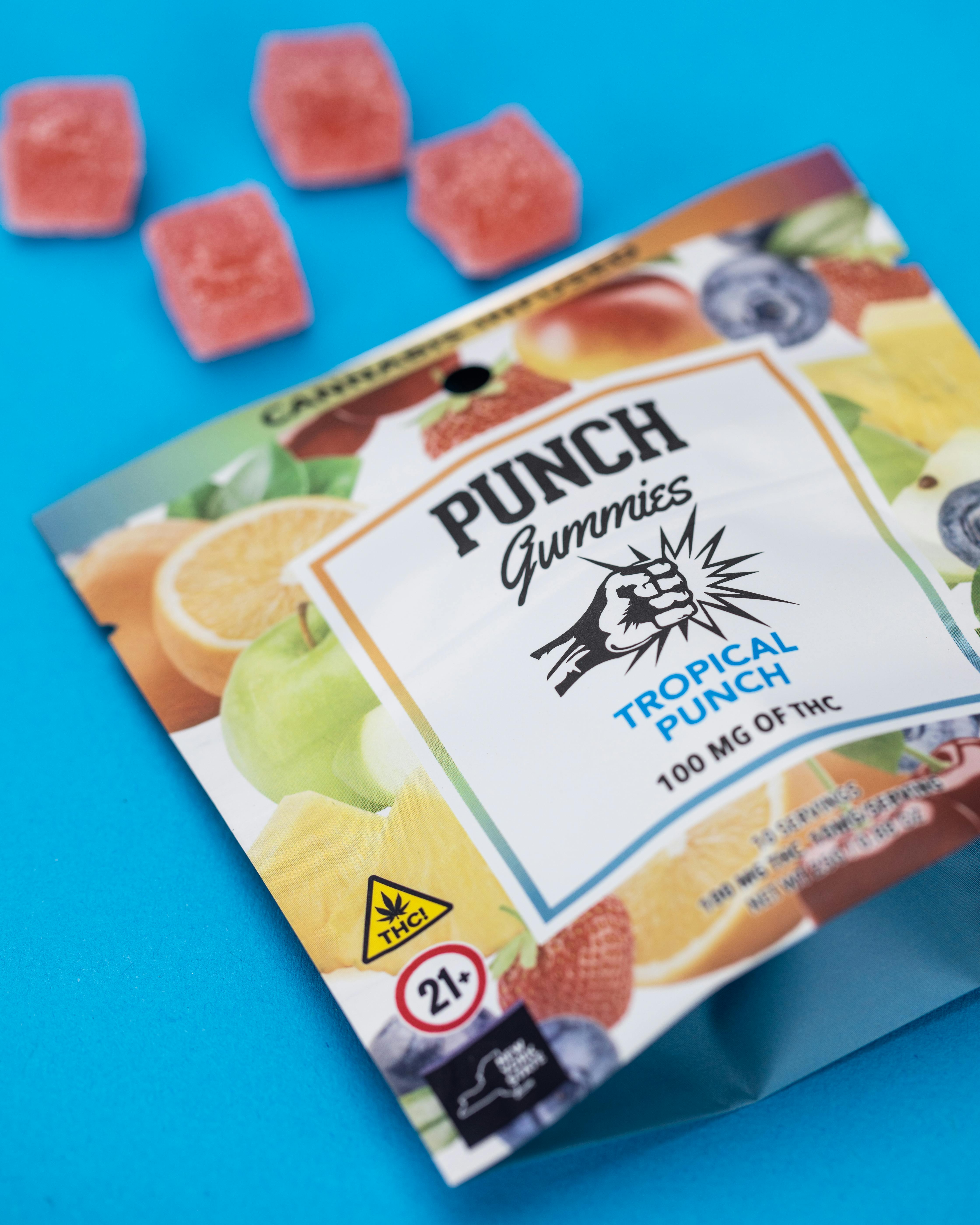 Punch Tropical Punch Gummies 10mg 10pk - Sacred Bloom | Cannabis ...