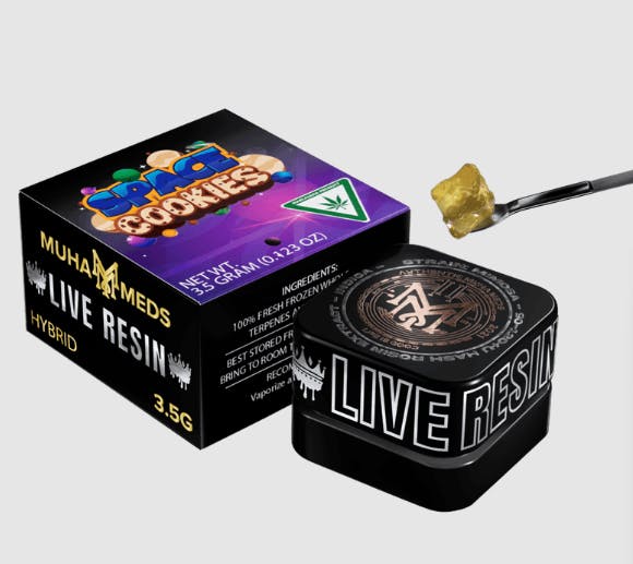 Product: Space Cookies | 3.5g | Live Resin | Muha Meds
