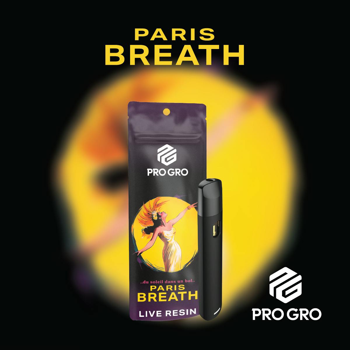 Pro Gro - 1g Live Resin Disposable - Paris Breath