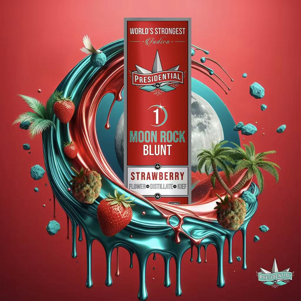 Presidential - 1.5g Moon Rock Blunt - Strawberry