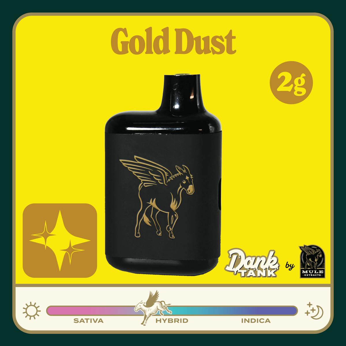 Photo of Gold Dust Live Resin Dank tank (Mule)