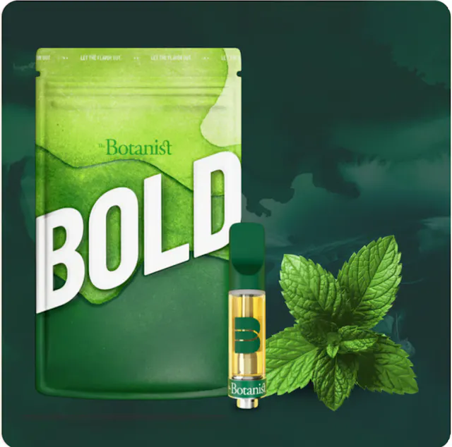 The Botanist BOLD Vape Cart Mint 1g (sativa, cartridges)