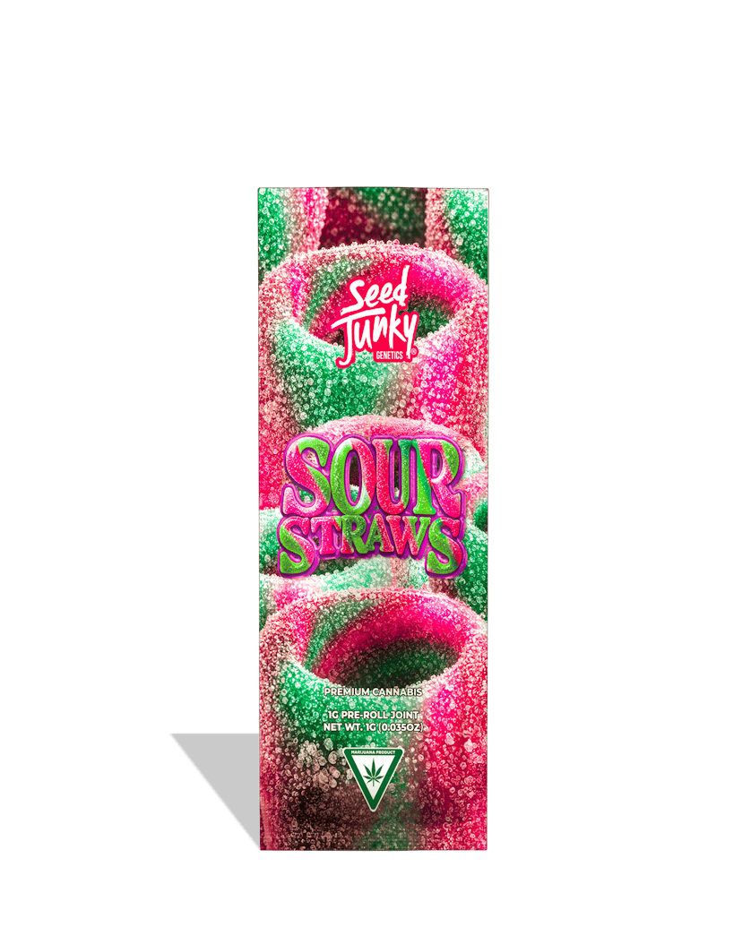 SEED JUNKY PRE-ROLL | SOUR STRAWS (HYBRID)