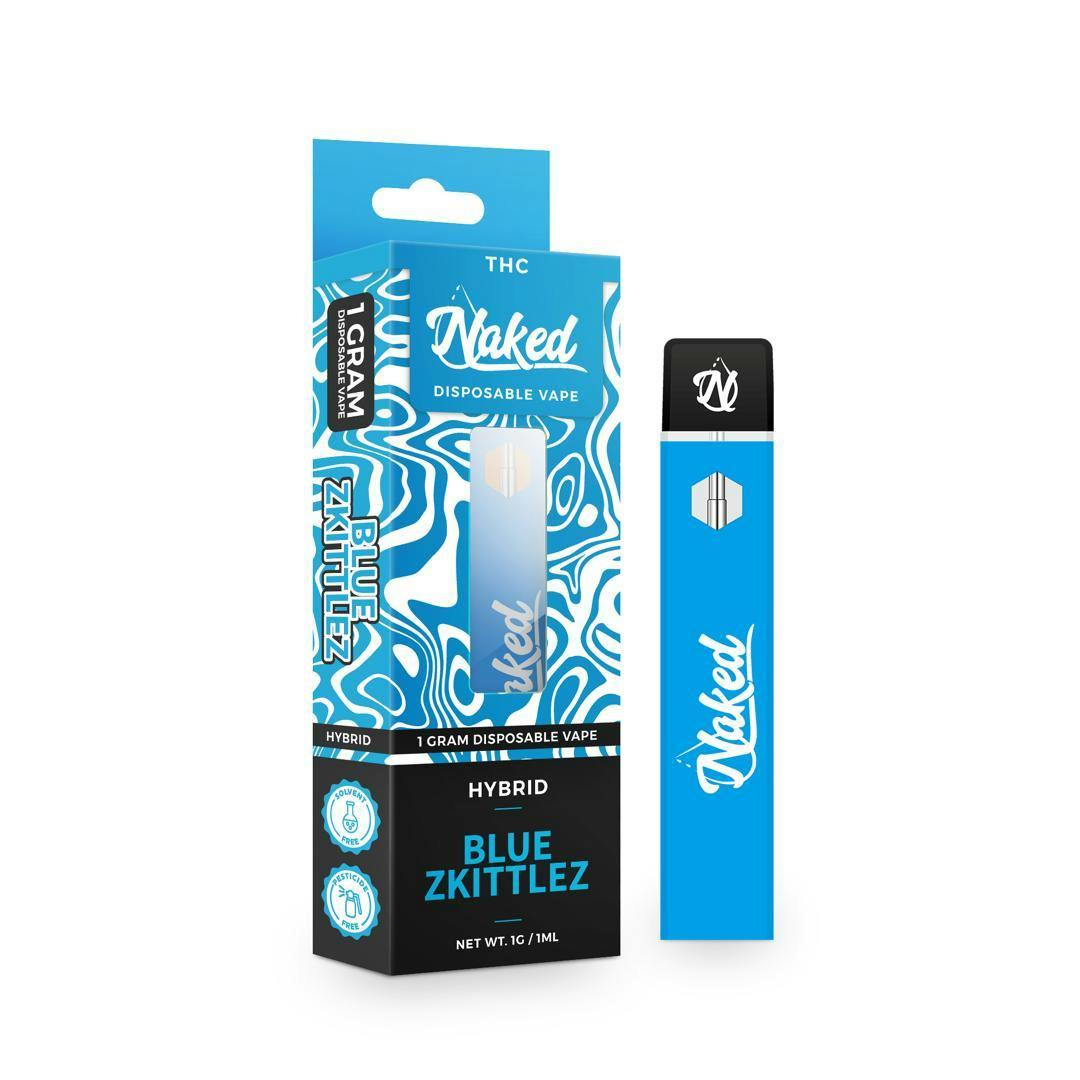 Naked Extracts | Disposable Vape - Blue Zkittlez - 1g