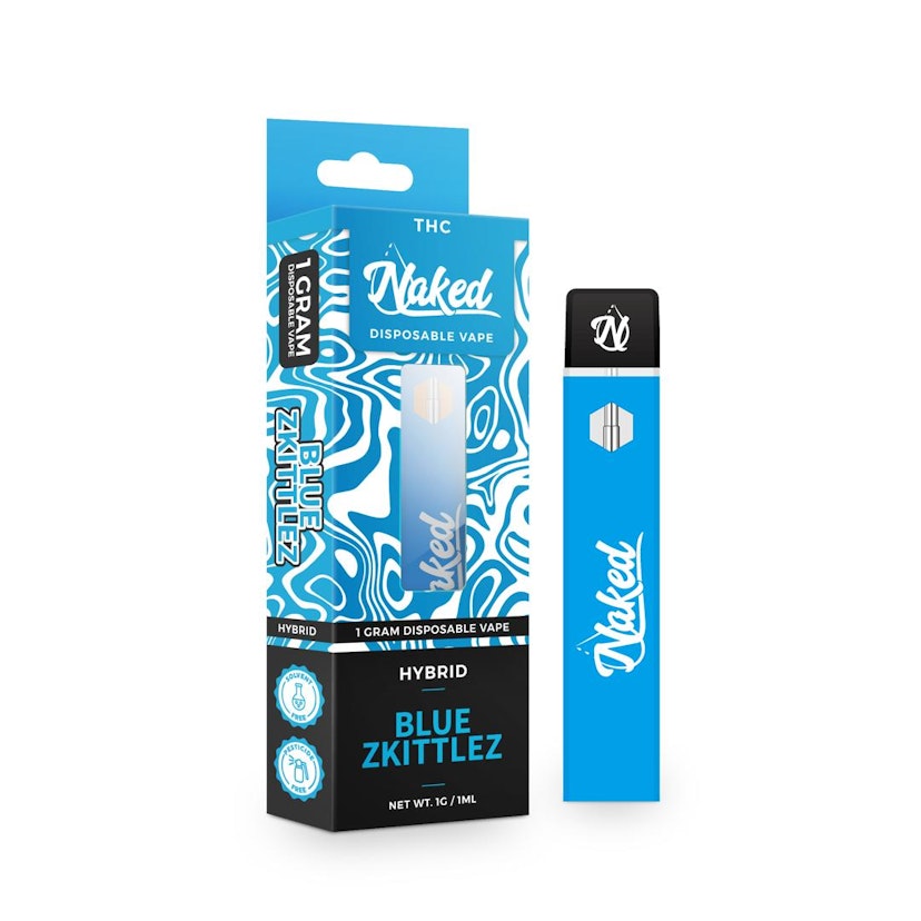 Naked Extracts | Disposable Vape - Blue Zkittlez - 1g