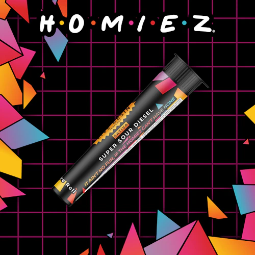 Homiez - 1.3g Infused Preroll - Super Sour Diesel