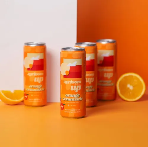Ayrloom UP | Beverage | 40mgTHC:20mgCBD | Orange Creamsicle | 12oz | 4pk | 40mg-1