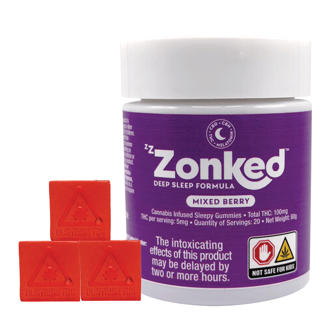 Zzzonked Tutti Frutti 1:1:1 THC:CBD:CBN | Sleepy Gummies