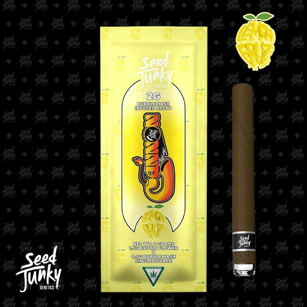 Seed Junky - 2g Bubble Hash Infused Blunt - Lemon Fruz
