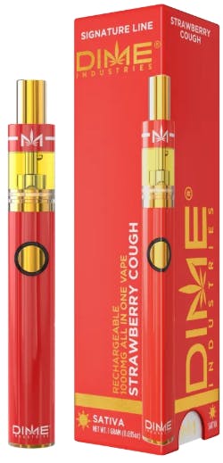 Product: Dime Industries | Strawberry Cough | Distillate AIO - 2g