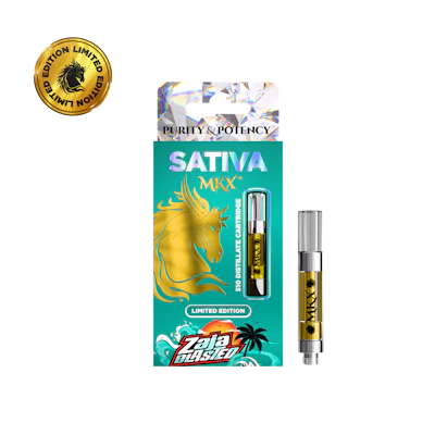 MKX 1 Gram 510 Carts *LIMITED EDITION* Zaja Blasted - Sativa - CARTRIDGES by MKX Oil Co. at King of Budz
