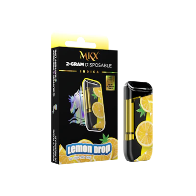 2g MKX Disposable - Lemon Drop 2g Disposable - Indica - DISPOSABLES by MKX Oil Co. at King of Budz