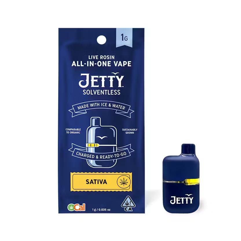 Jetty - Blood Moon (Sativa) Solventless All-In-One Vape 1g | Wellgreens
