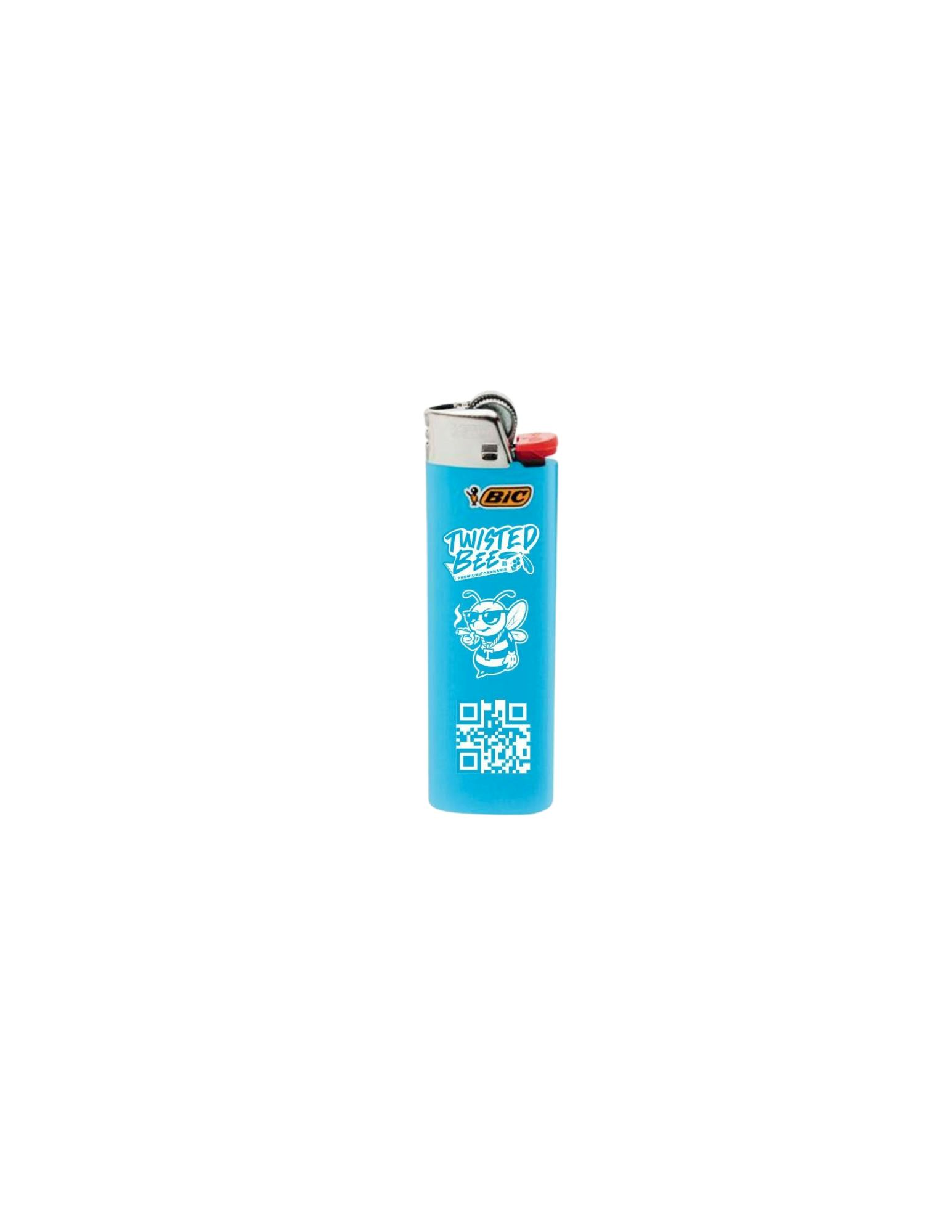 Twisted Bee | Bee White/Blue | Bic Lighter