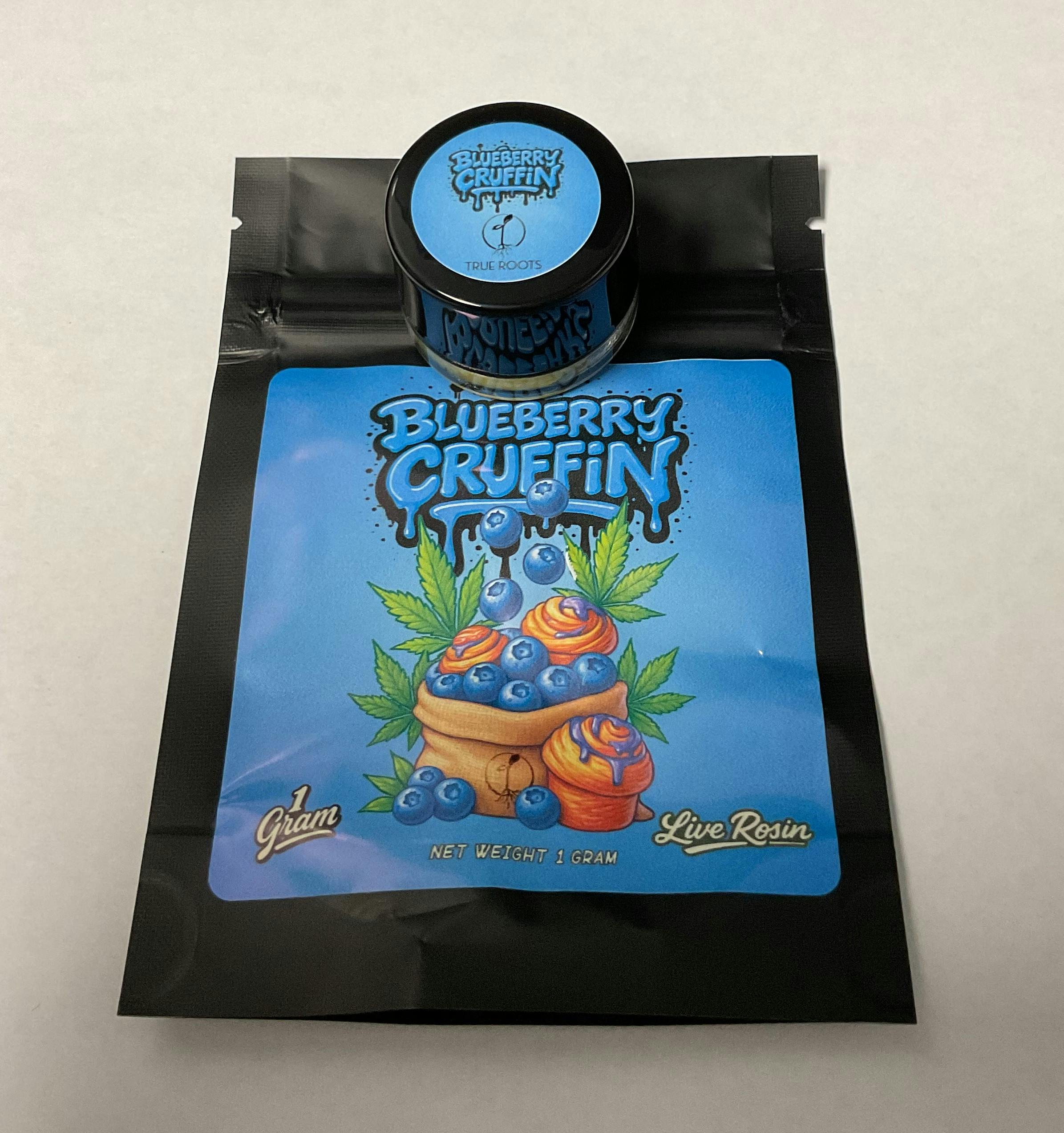 True Roots Live Rosin | Blueberry Cruffin (I)