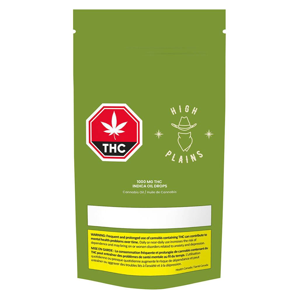 High plains - thc indica oil drops - 35ml