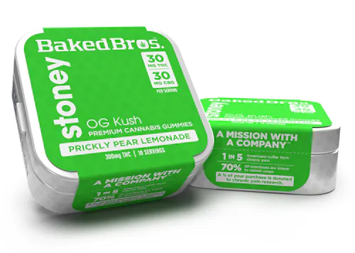 OG Kush Stoney Prickly Pear Lemonade Gummies | 300mg-active