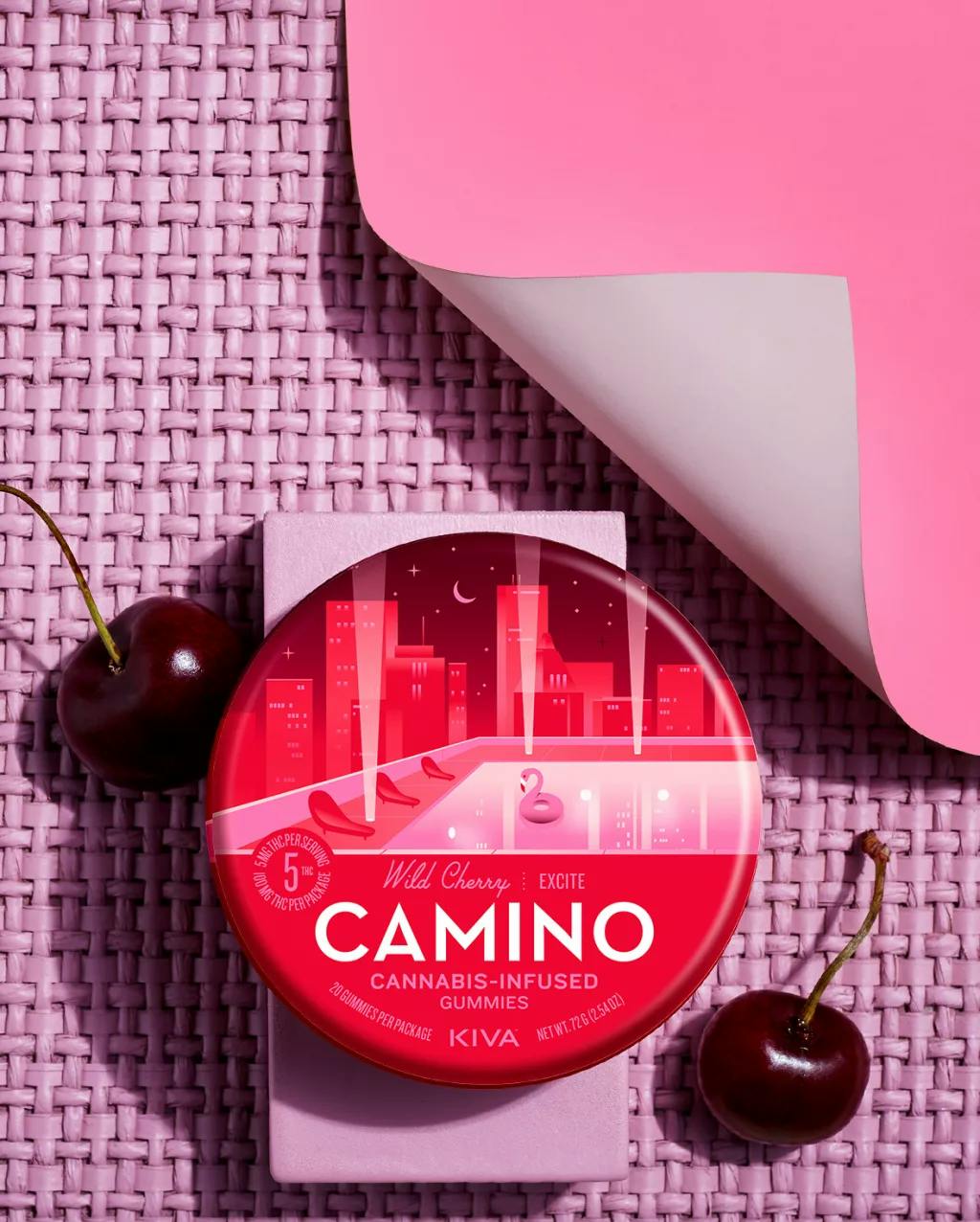 Camino- Excite Gummy 20pk- Wild Cherry