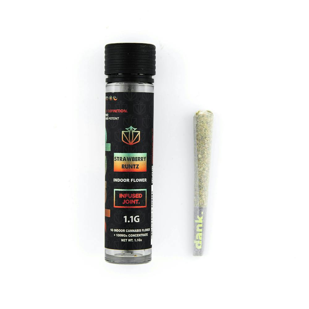 Product Dank 1.1g Strawberry Runtz Infused Preroll