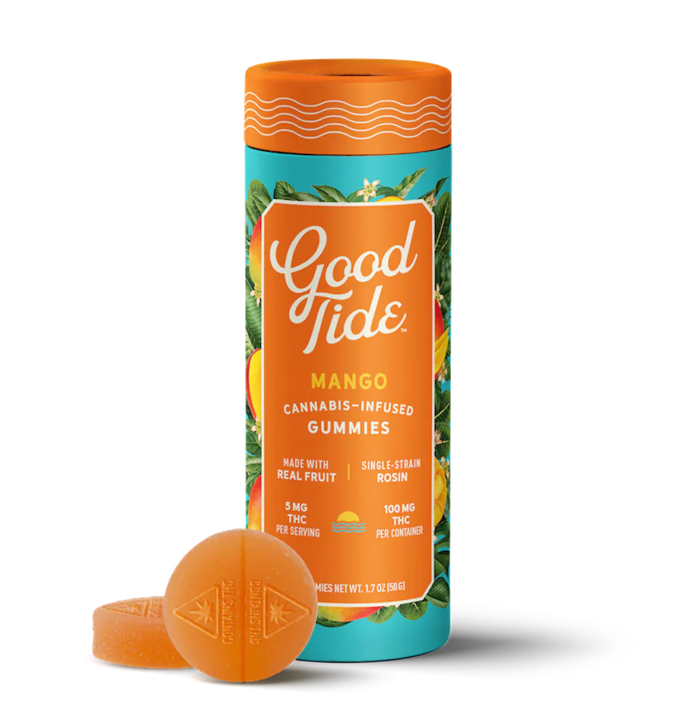 Product Good Tide - Mango Rosin Gummies (100mg 10pk)