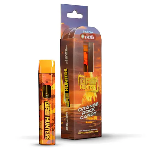 Gas Hunters - 2g Disposable Vape - Orange Rock Candy - Exclusive ...