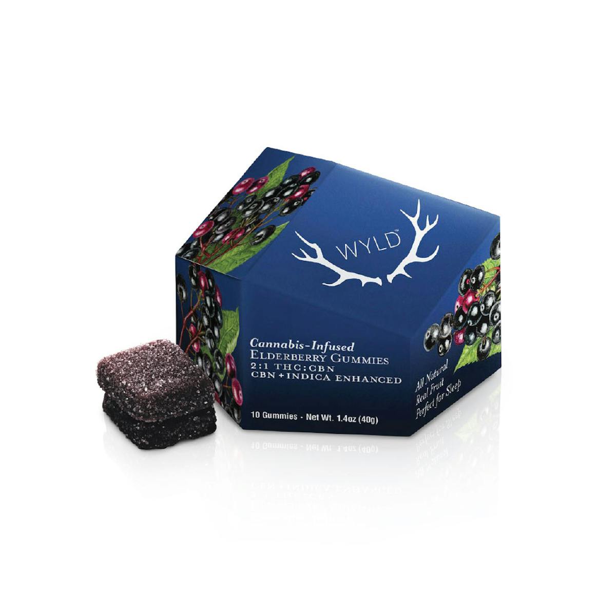 Photo of Wyld | Gummies | Elderberry 2:1 (100mg THC:50mg CBN)