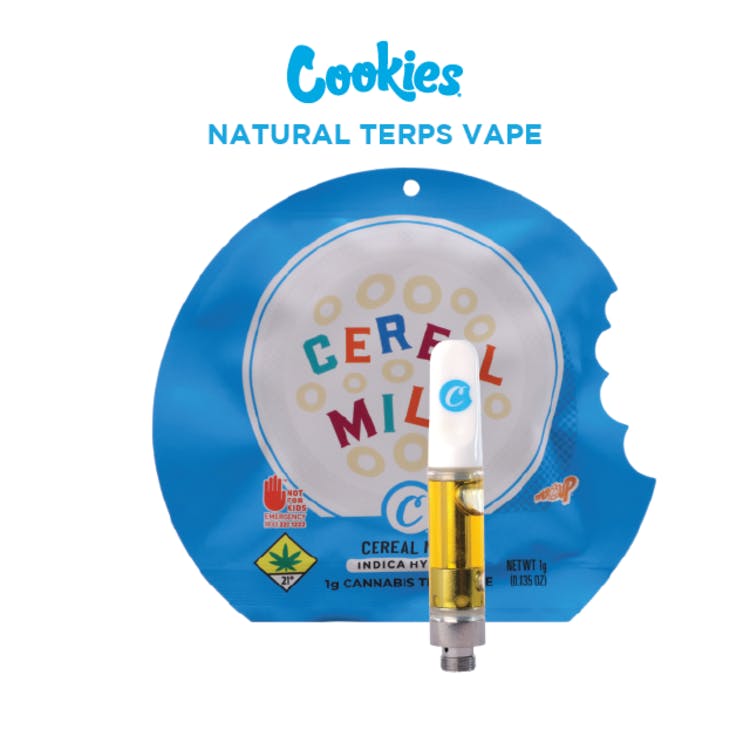 Cookies: Cereal Milk - Natural Terps Cartridge