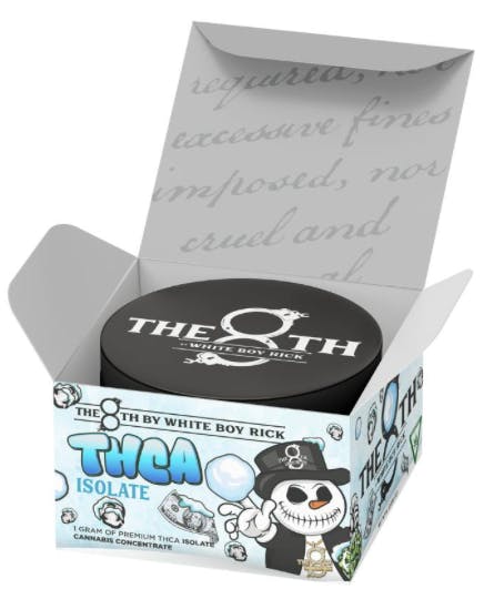 The 8th - 1g THCa Isolate - Snowman