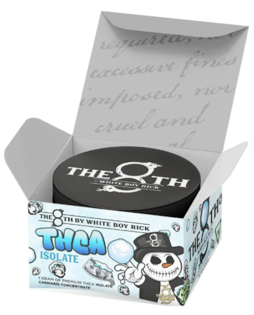 The 8th - 1g THCa Isolate - Snowman