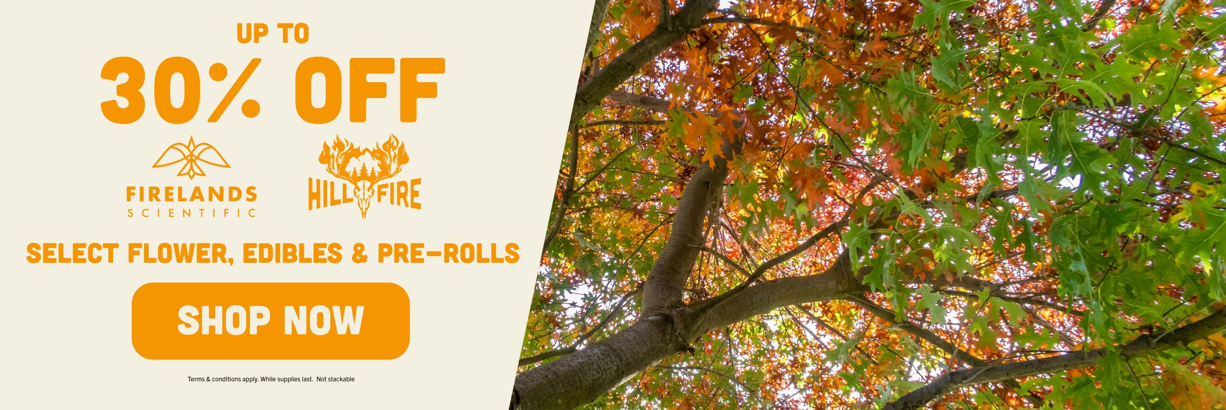 UP TO 30% OFF SELECT PRODUCTS SALE