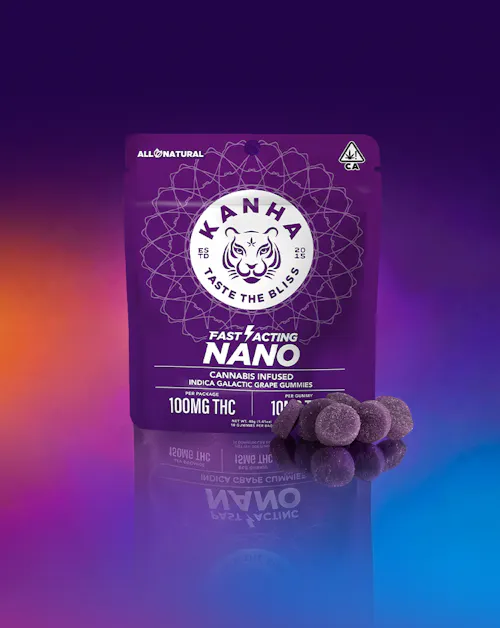 KANHA Galactic Grape Nano Gummies 10-pack — Los Angeles weed at LAXCC