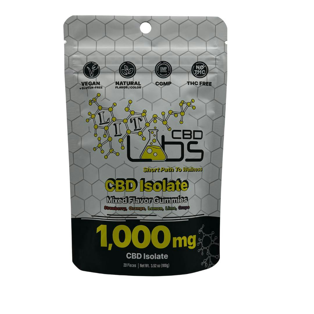 Buy Lit Labs - 1000mg CBD Isolate - Mixed Flavor Cbd Cannabis