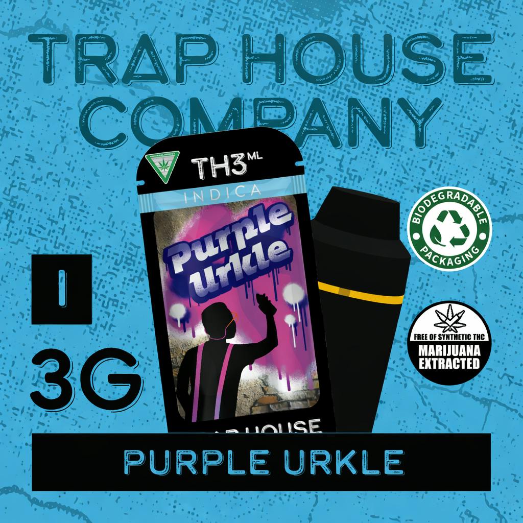 Trap House Trap House Company - Purple Urkle - Disposable Vape - Nirvana  Cannabis Dispensaries Cannabis in AZ, MI, MD & IL