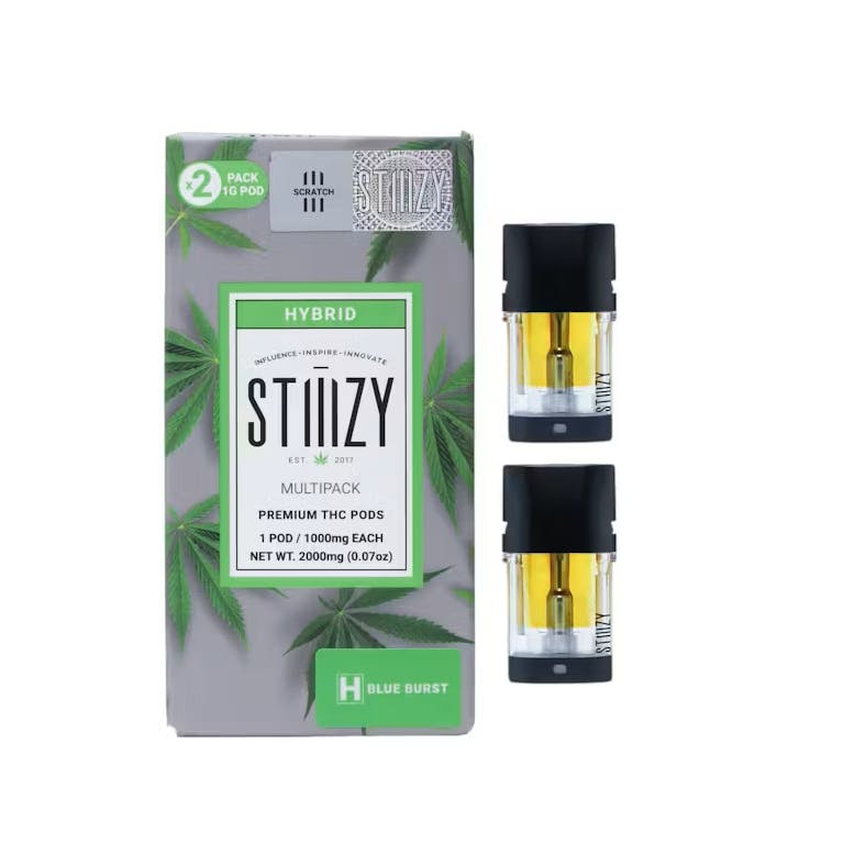 STIIIZY Blue Burst 2pk 1g Pods