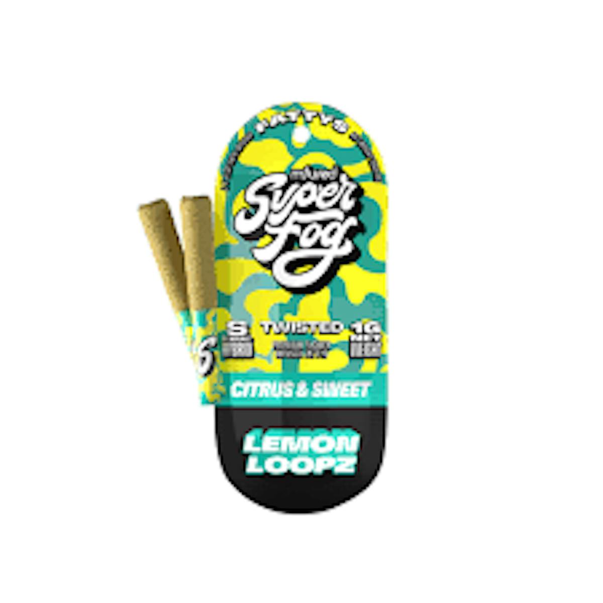 Image of Lemon Loopz Twisted” Infused Preroll 2pk