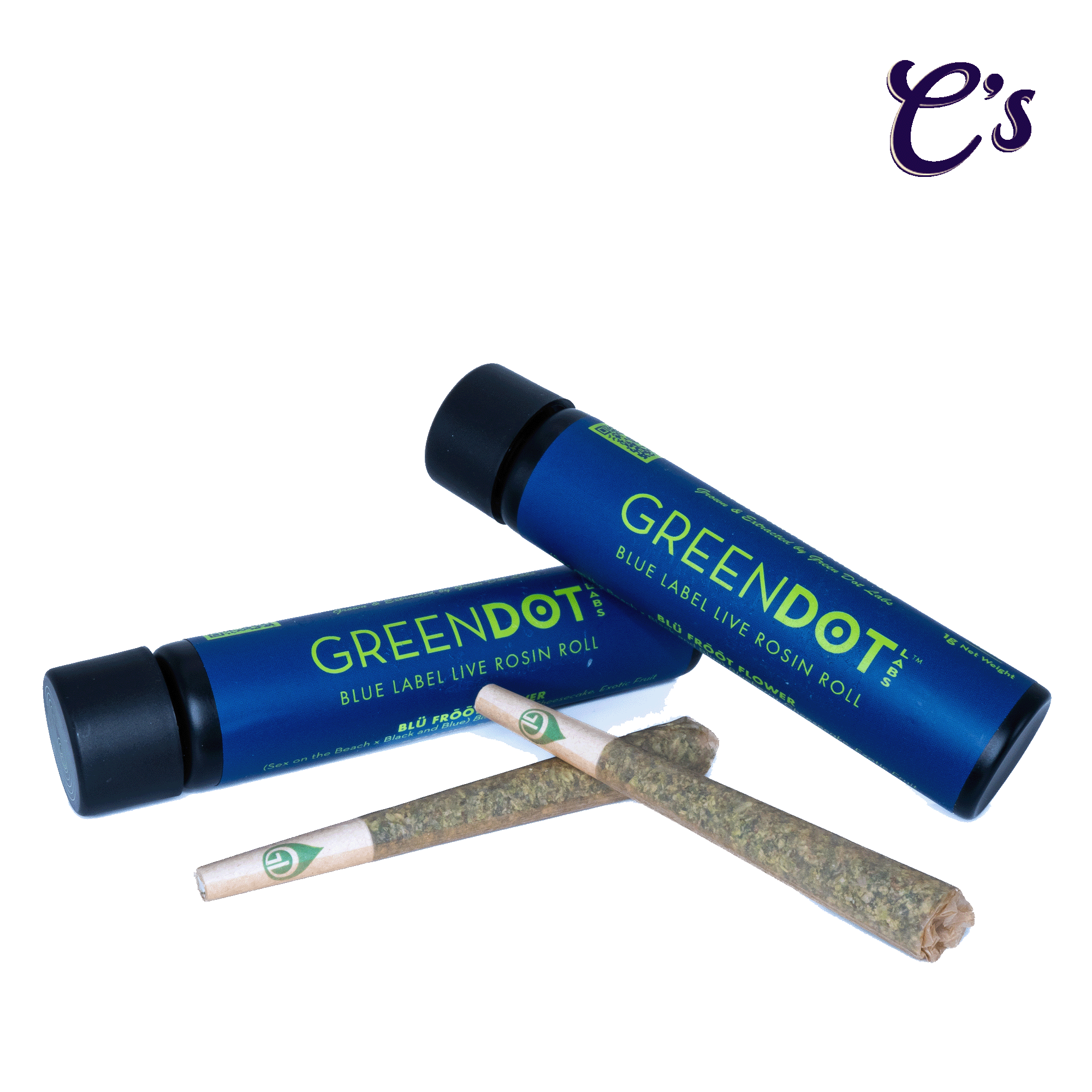 Green Dot | Live Rosin Pre Roll | Fortissimo1g | Callie's Cannabis